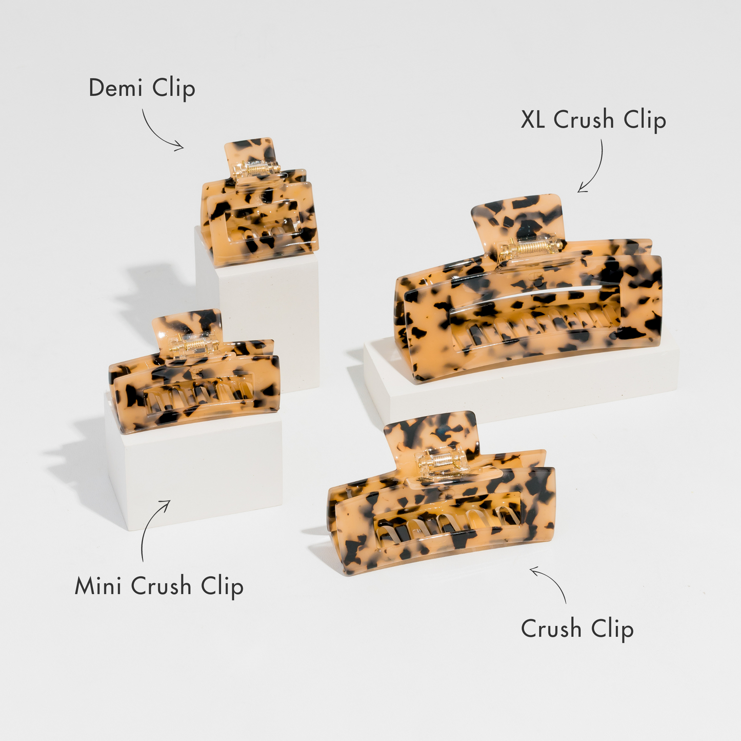 Crush Clip | Light Tortoise