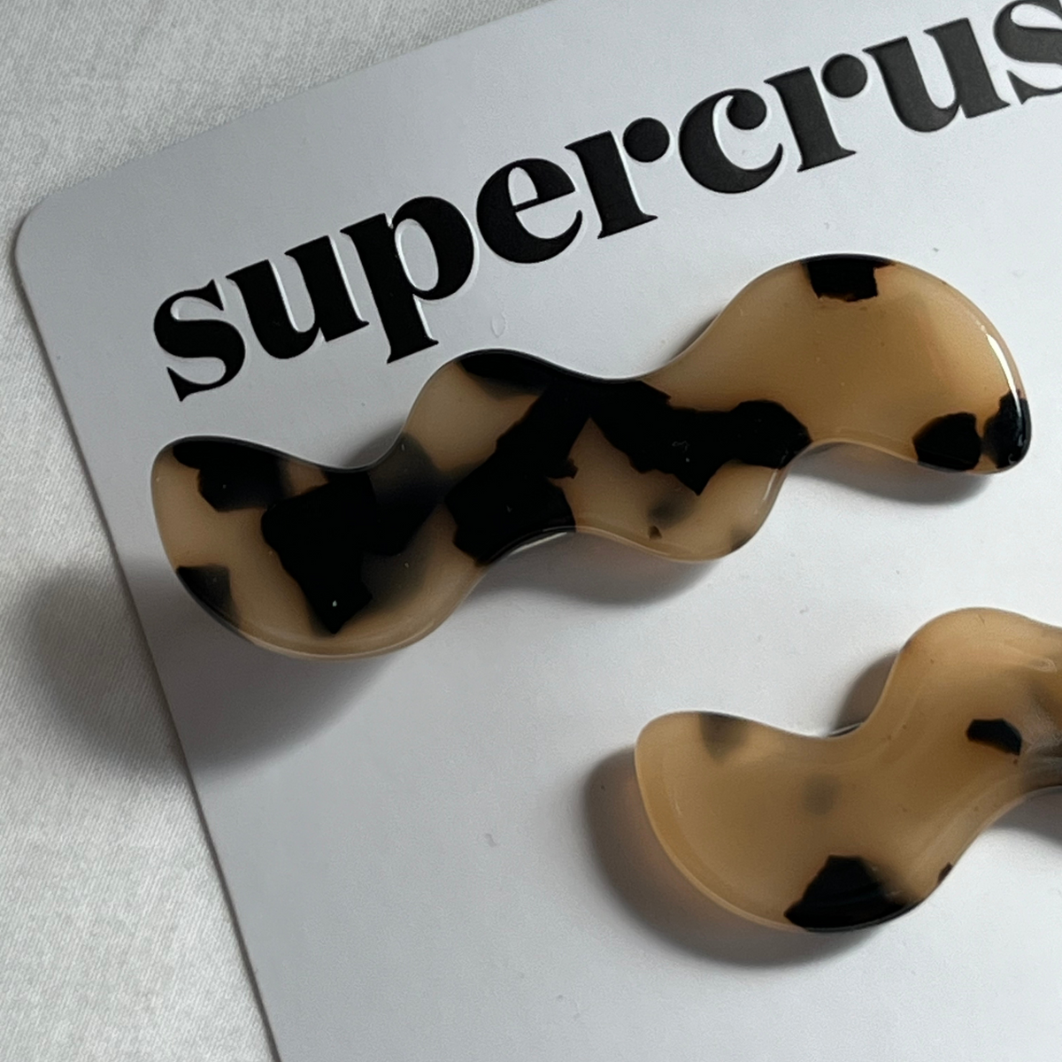 Squiggle Clips | Light Tortoise