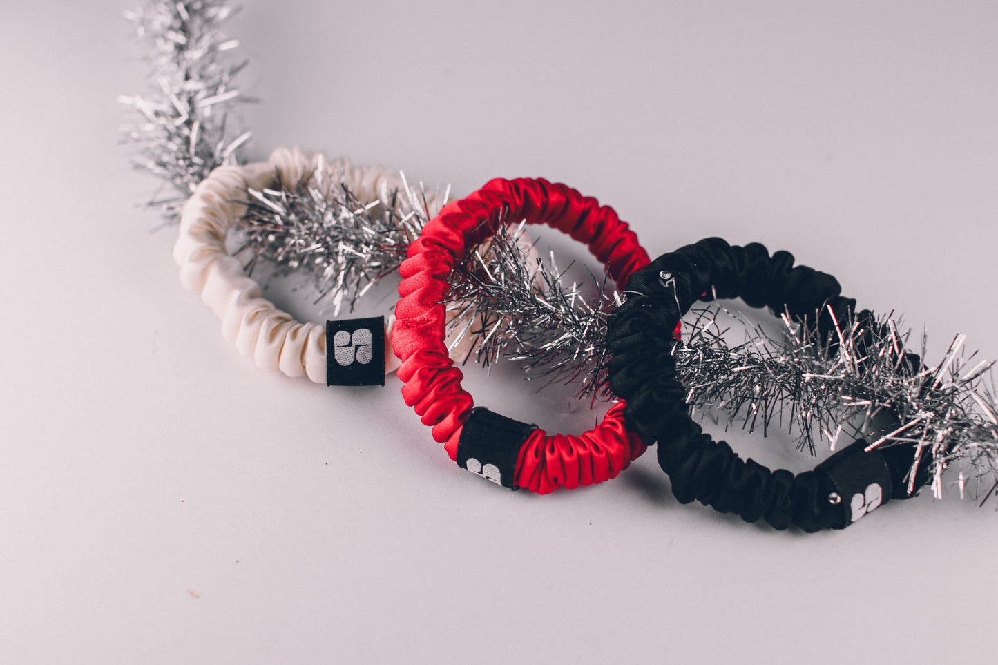 Silk Hair Ties | Ruby