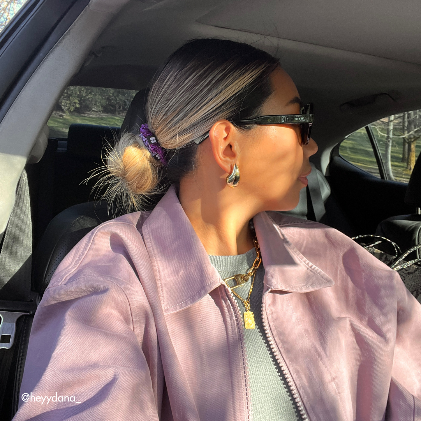 Silk Hair Ties | Lavender Haze