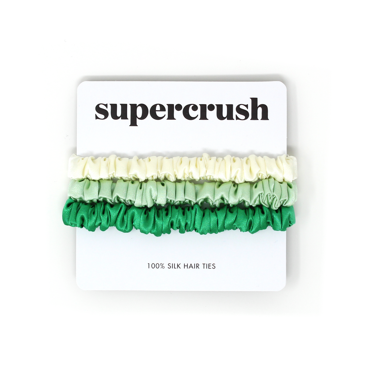 Silk Hair Ties | Matcha Latte