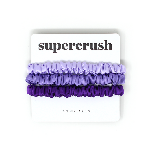 Silk Hair Ties | Lavender Haze