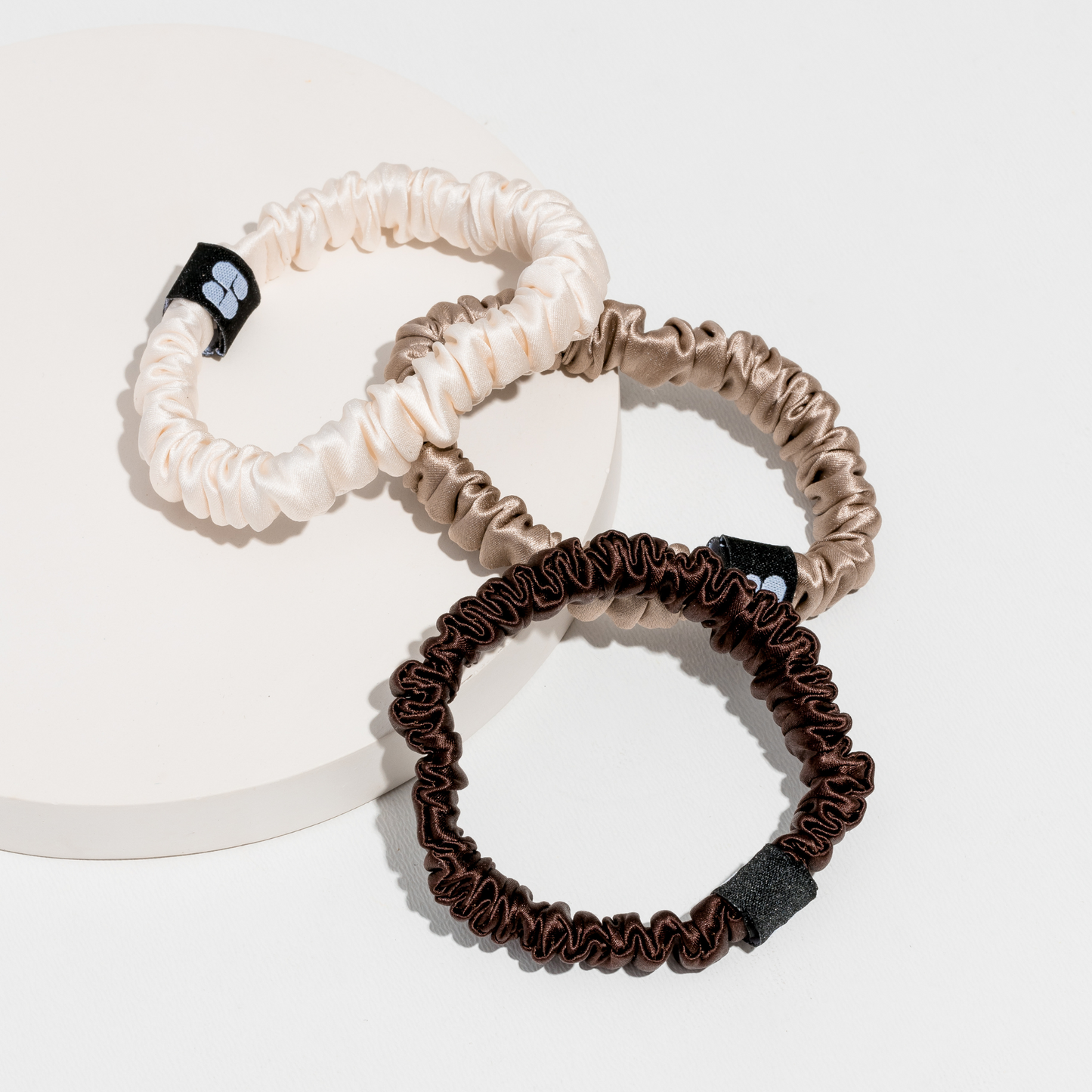 Silk Hair Ties | Macchiato