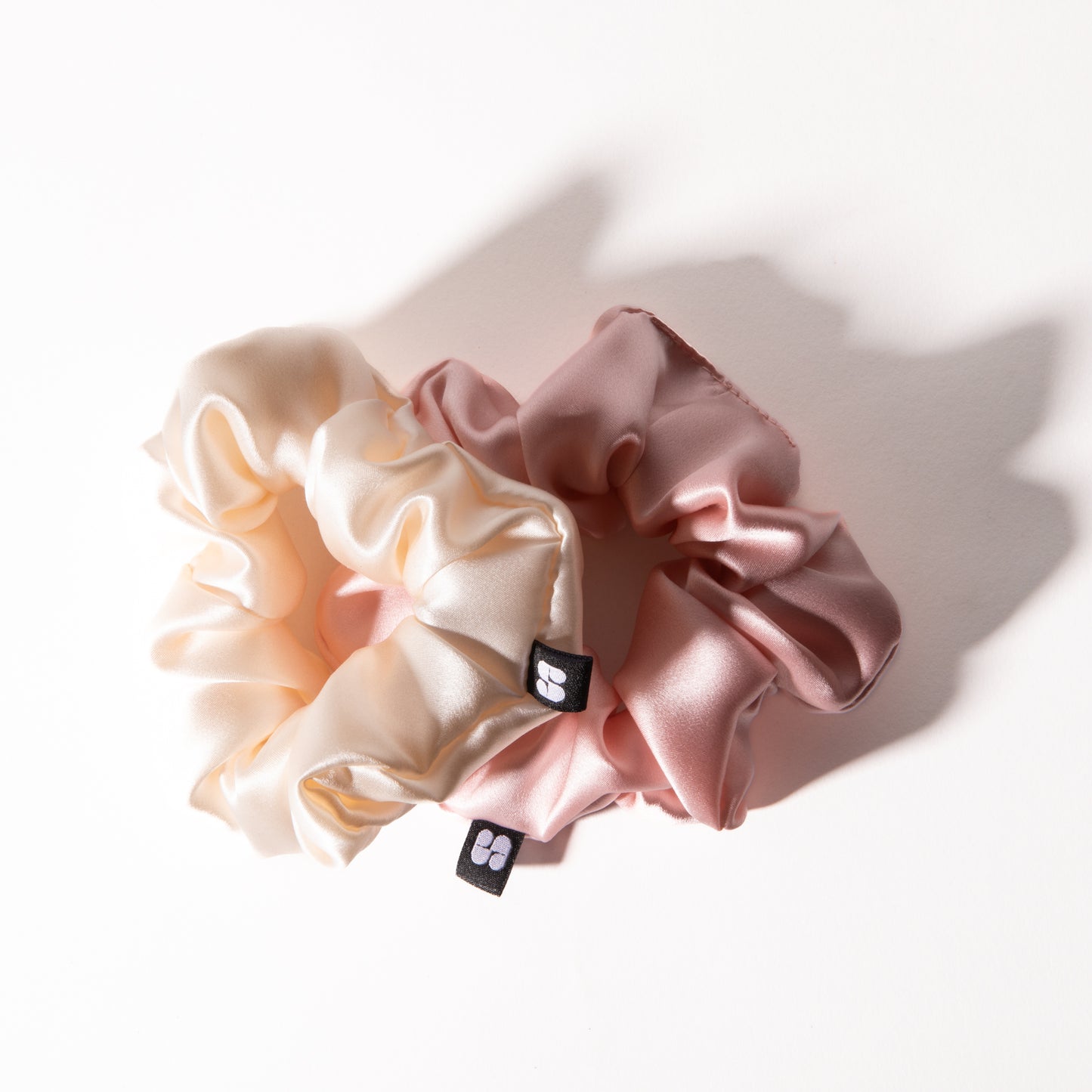 Blushing Satin Scrunchie Set