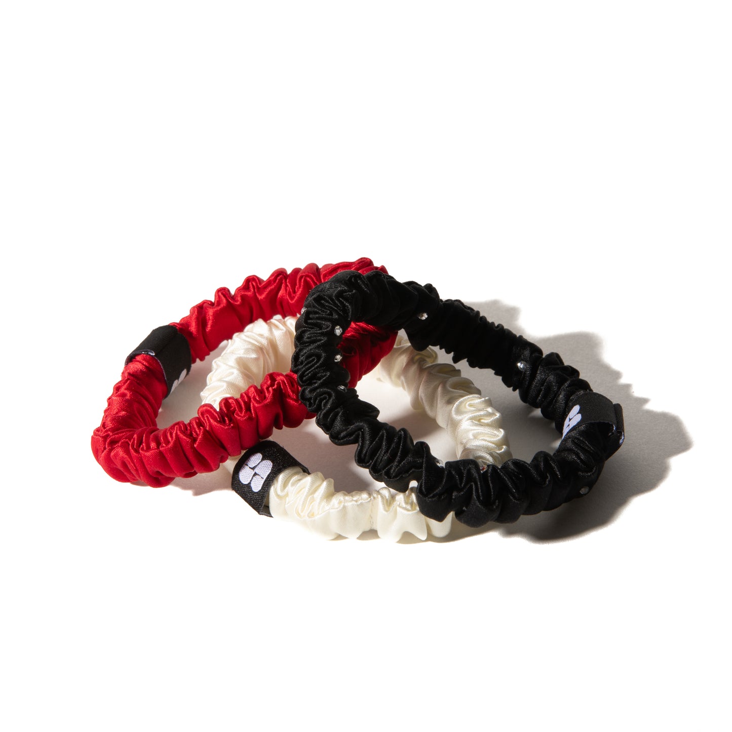 Silk Hair Ties | Ruby