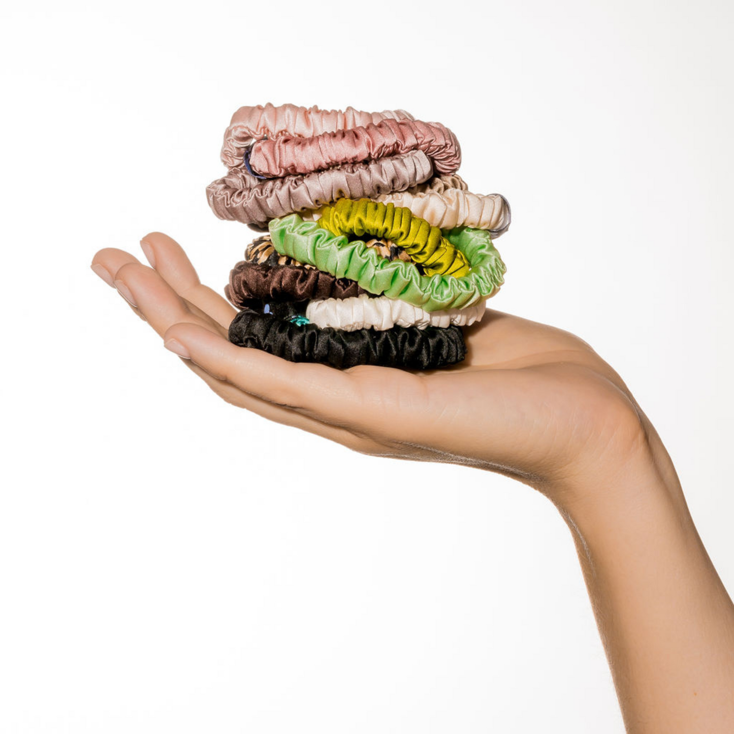 Silk Hair Ties | Macchiato