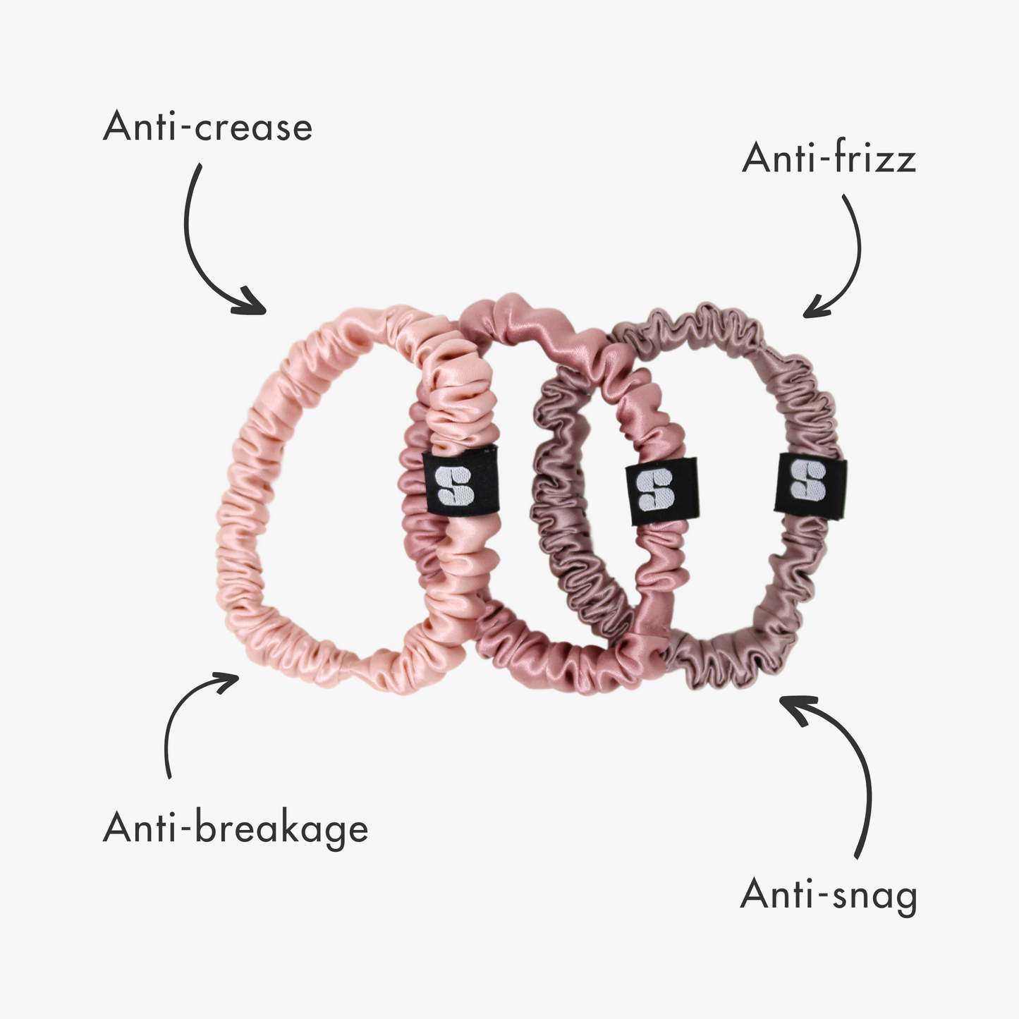 Silk Hair Ties | Bloom