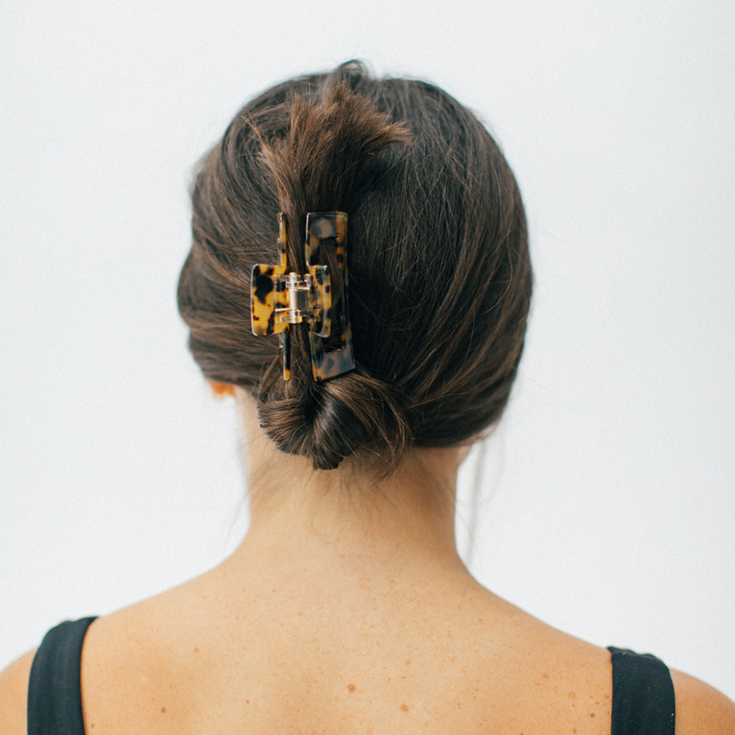 Mini Crush Clip | Dark Tortoise