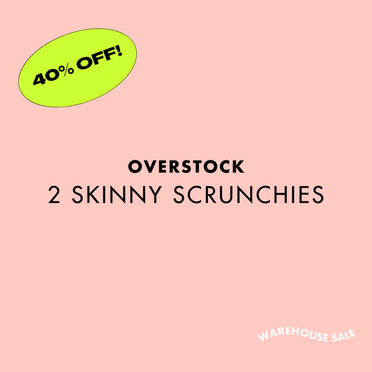 Overstock | 2 Skinny Scrunchies