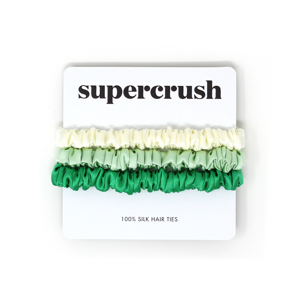 Silk Hair Ties | Matcha Latte