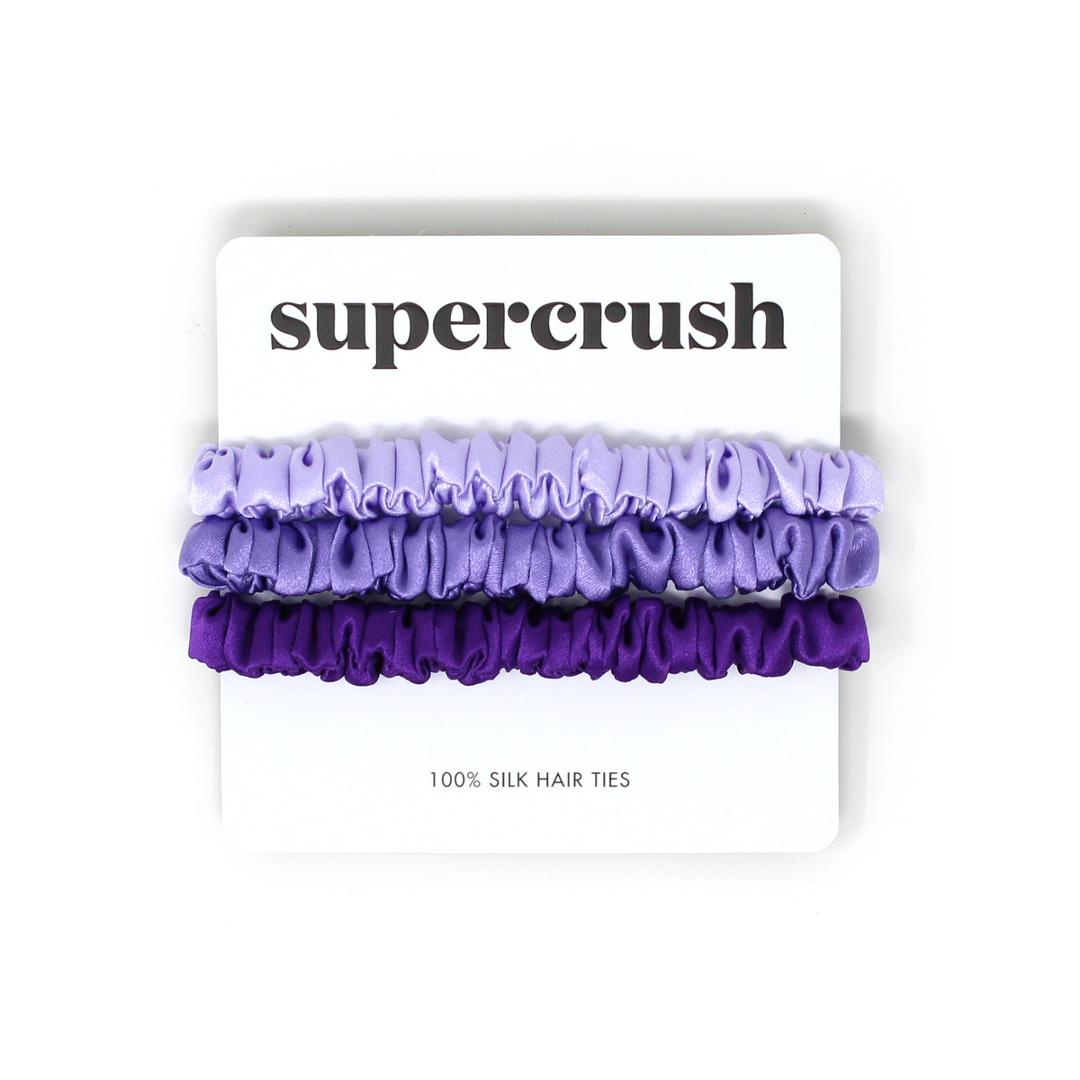Silk Hair Ties | Lavender Haze
