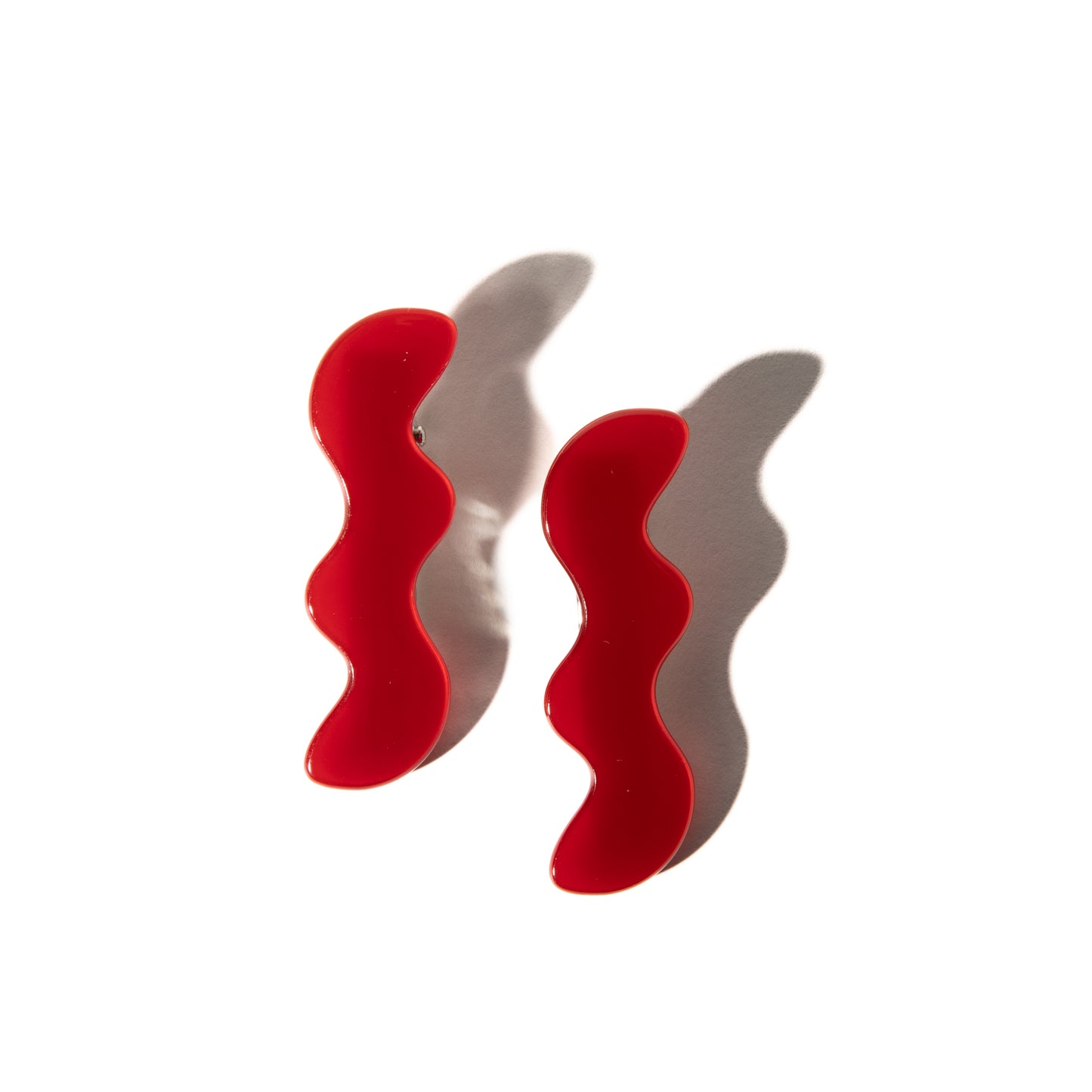 Squiggle Clips | Red