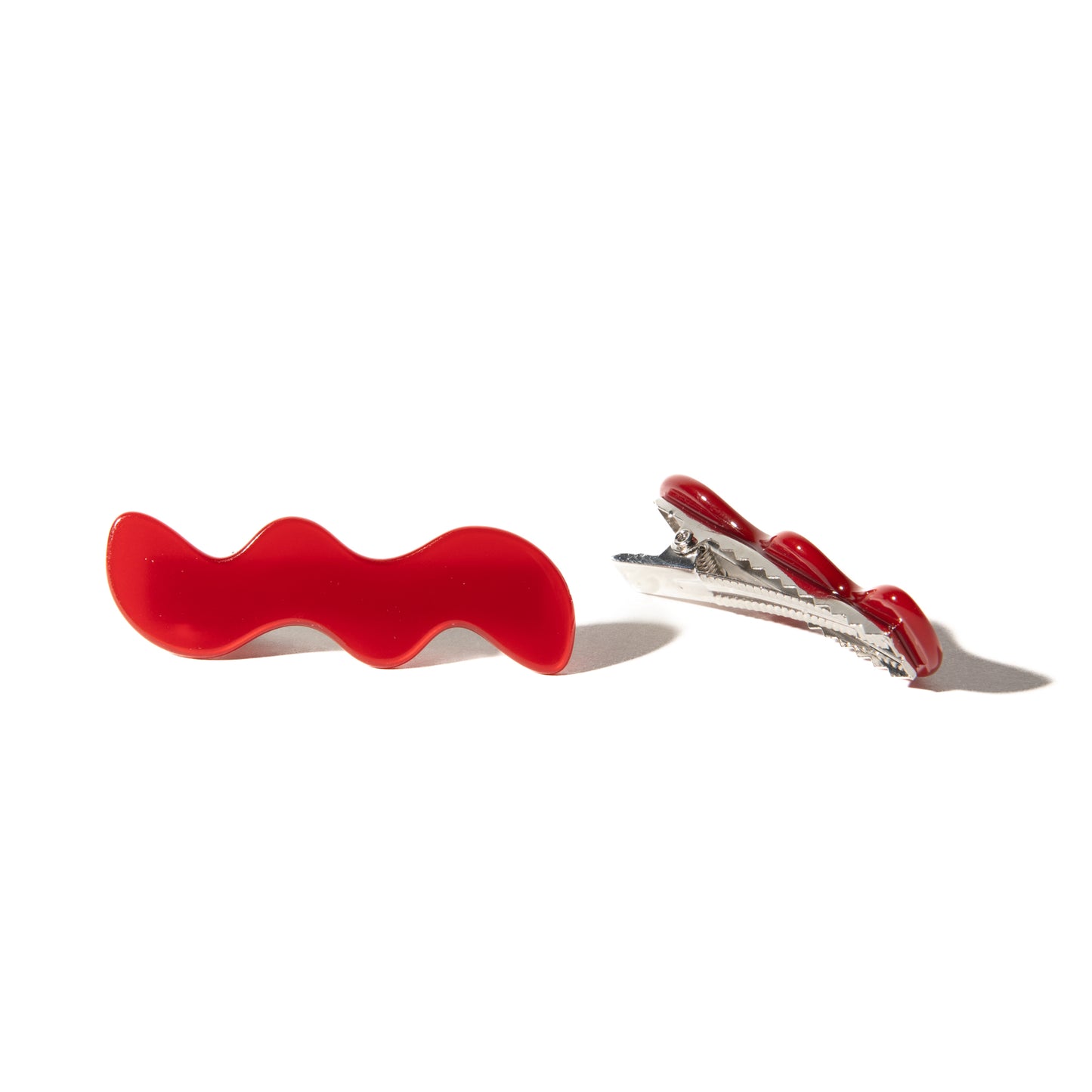 Squiggle Clips | Red