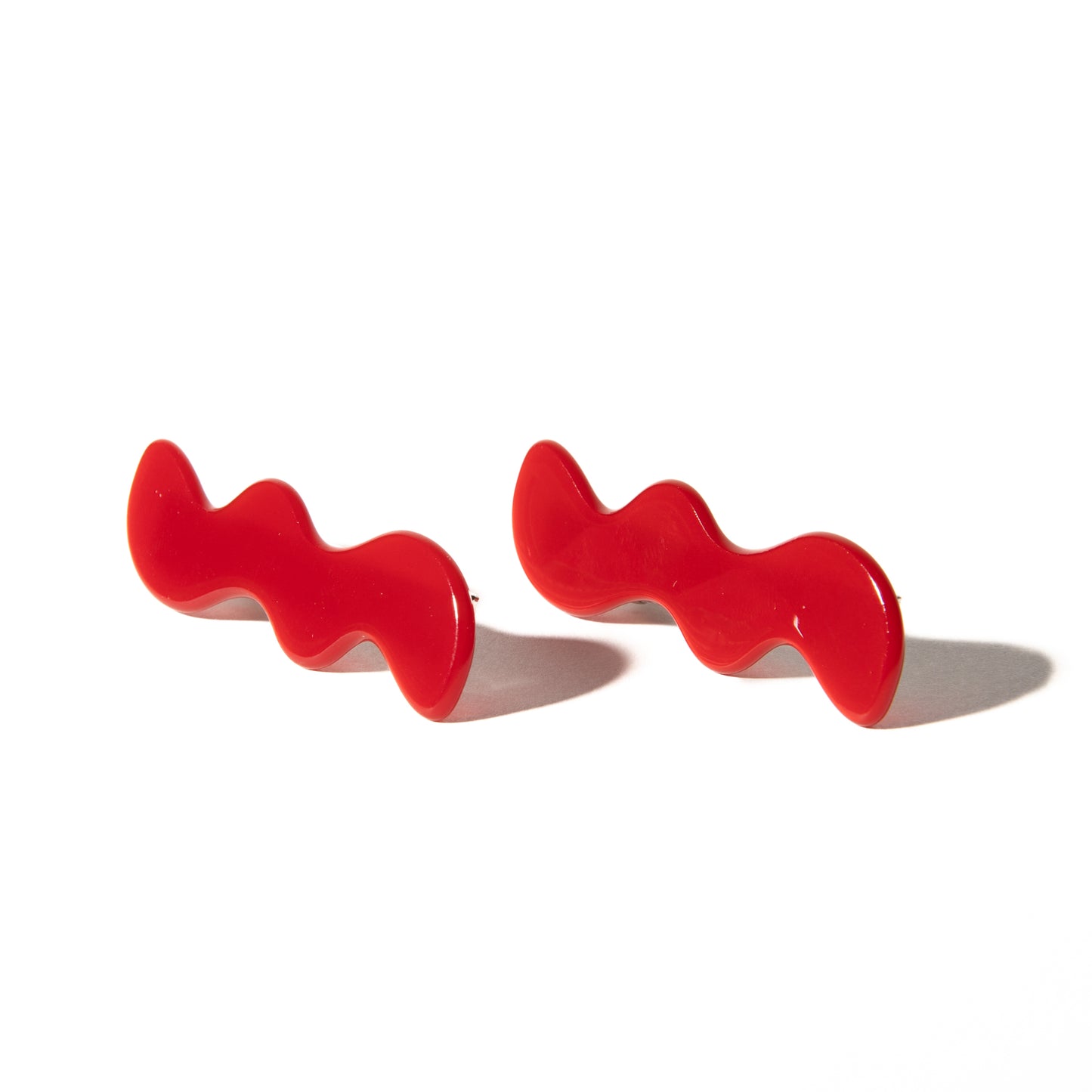 Squiggle Clips | Red